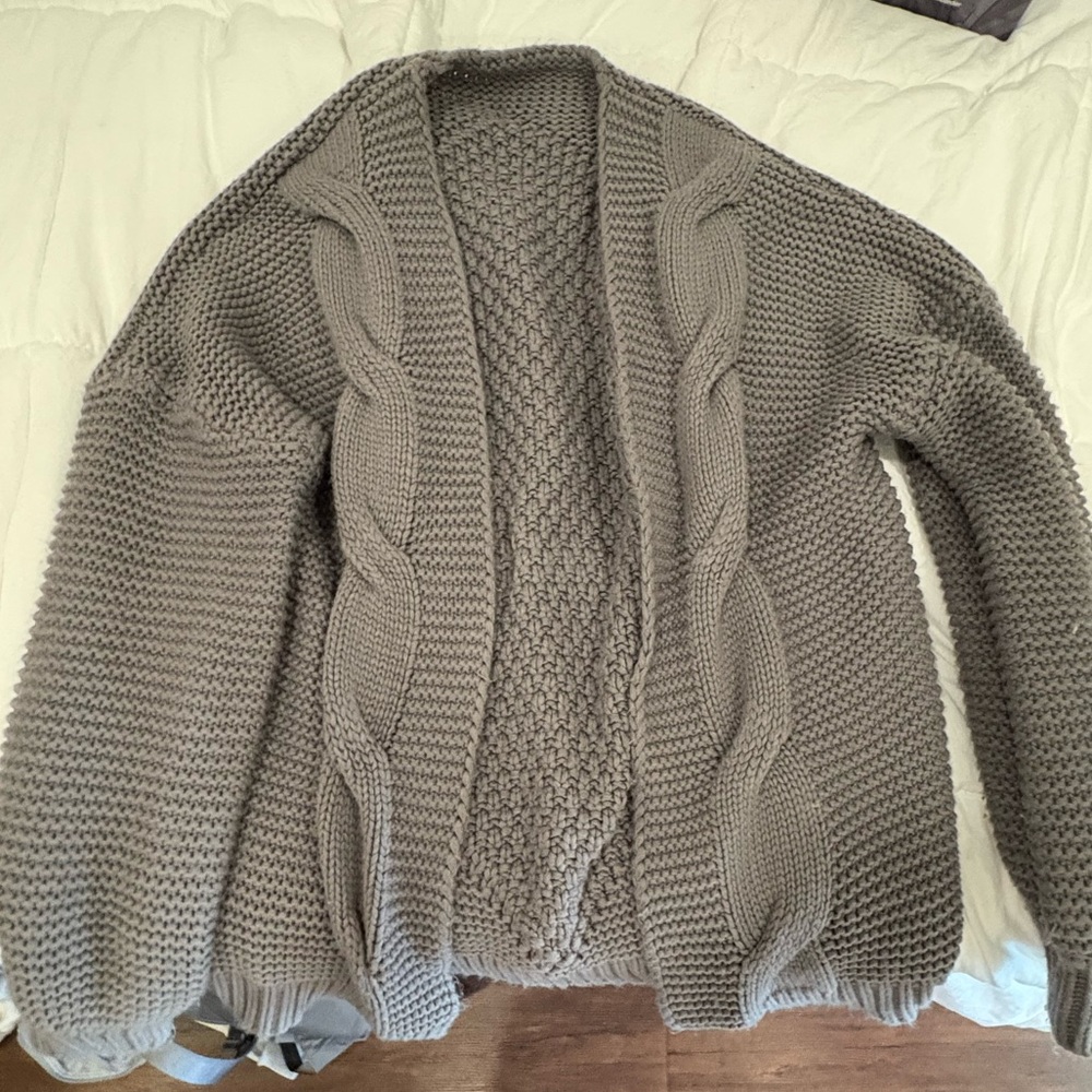 Dusky purple cardigan